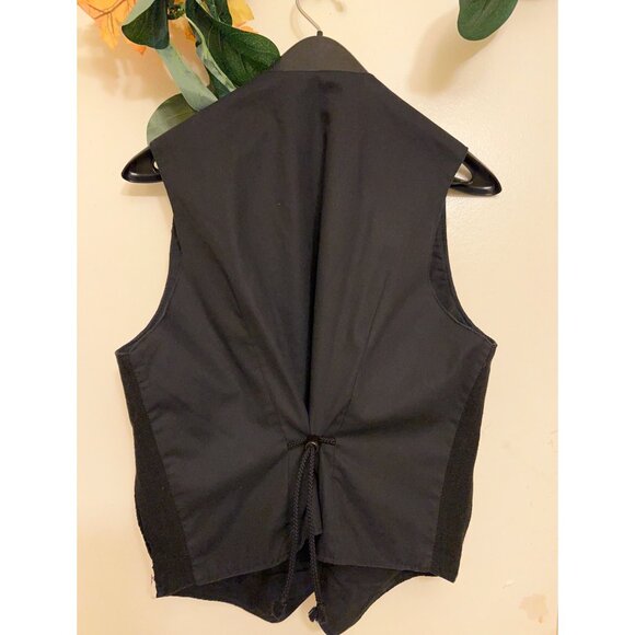 Vintage Tapestry Lodge Aztec Vest/Cotton Medium - Picture 6 of 9